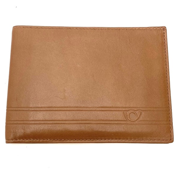 Flavi Vismano Men's Tan Bi-Fold Italian Leather Wallet - Picture 3 of 8